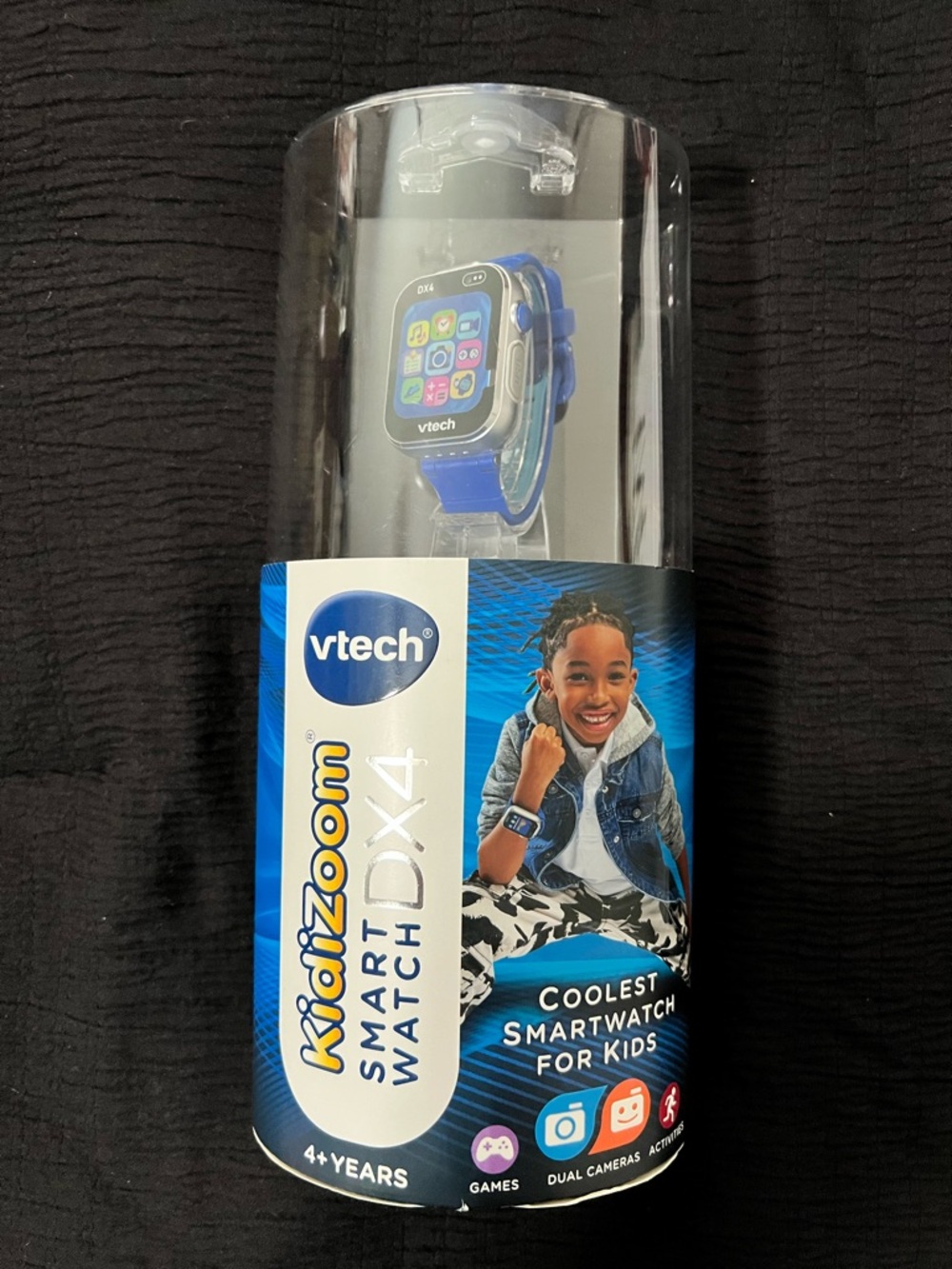 VTech Kidizoom Smartwatch DX4 - Blue Kids Smartwatch